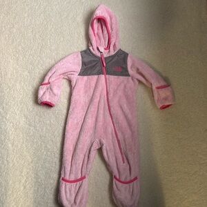 The North Face infant winter fleece onesie